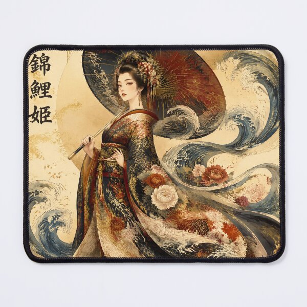 Item preview, Koi Geisha | Japanese Kimono & Koi Fish Art designed and sold by kaxymax.