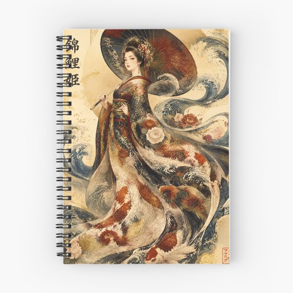 Item preview, Koi Geisha | Japanese Kimono & Koi Fish Art designed and sold by kaxymax.