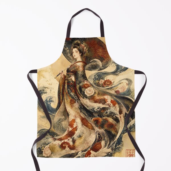 Item preview, Koi Geisha | Japanese Kimono & Koi Fish Art designed and sold by kaxymax.