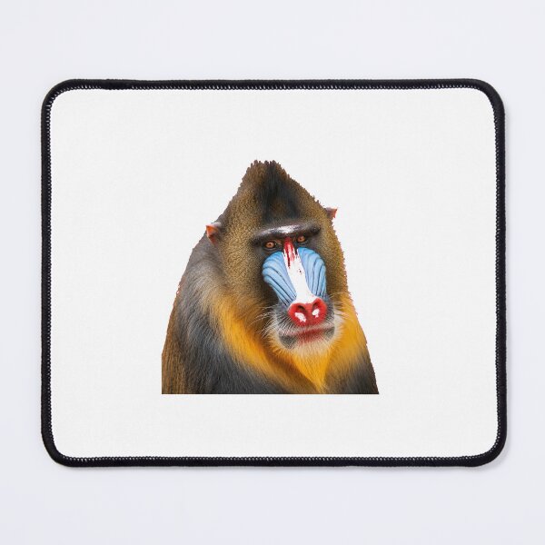 Item preview, Mandrill – Vivid Jungle Primate Portrait designed and sold by Helt-enkelt.