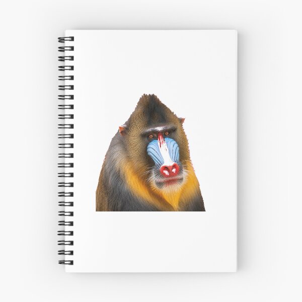 Item preview, Mandrill – Vivid Jungle Primate Portrait designed and sold by Helt-enkelt.
