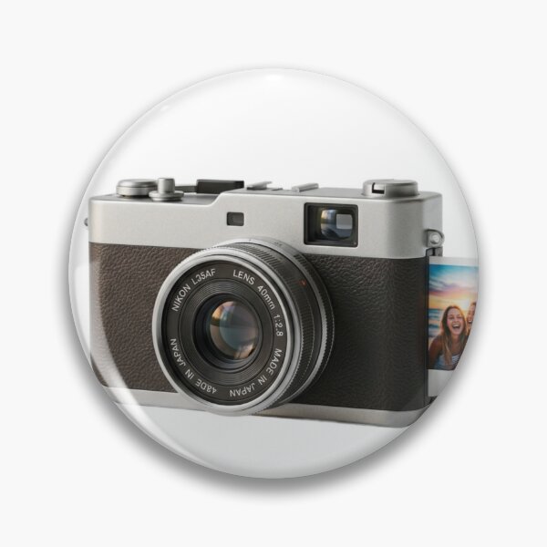 Item preview, 3D Minimalist Retro Vintage Camera & Polaroid designed and sold by meghnad.