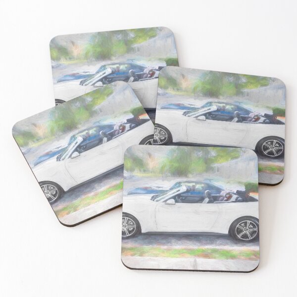 Item preview,  2024  Ford Mustang Convertible Side Profile Automotive Print designed and sold by RichFrancoCars.
