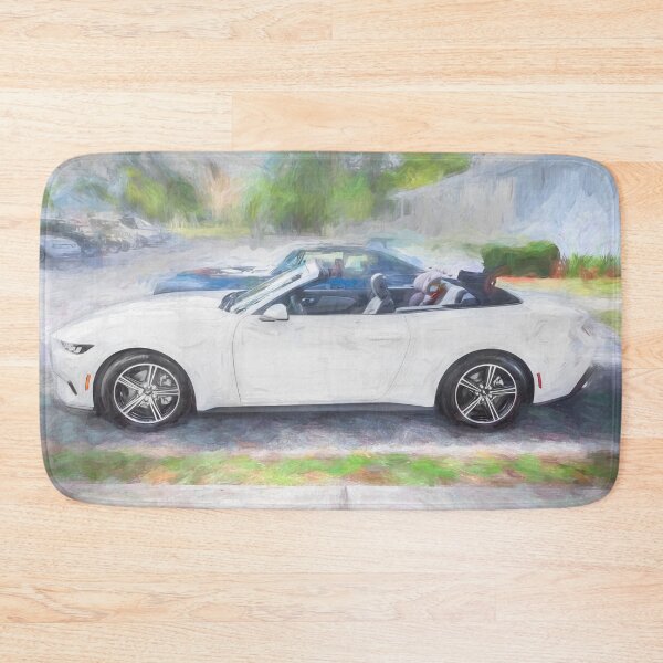 Item preview,  2024  Ford Mustang Convertible Side Profile Automotive Print designed and sold by RichFrancoCars.