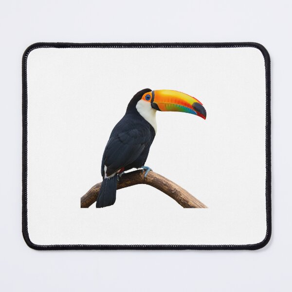 Item preview, Toco Toucan – Rainbow Beak Bird Portrait designed and sold by Helt-enkelt.
