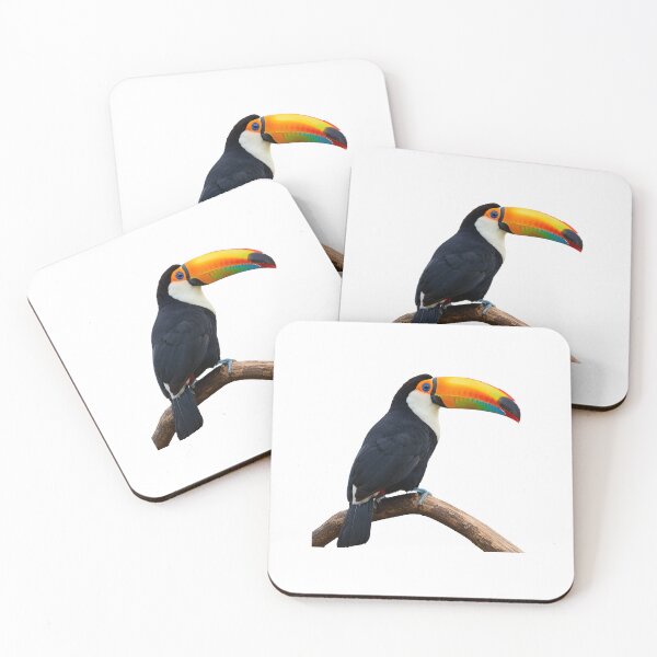 Item preview, Toco Toucan – Rainbow Beak Bird Portrait designed and sold by Helt-enkelt.