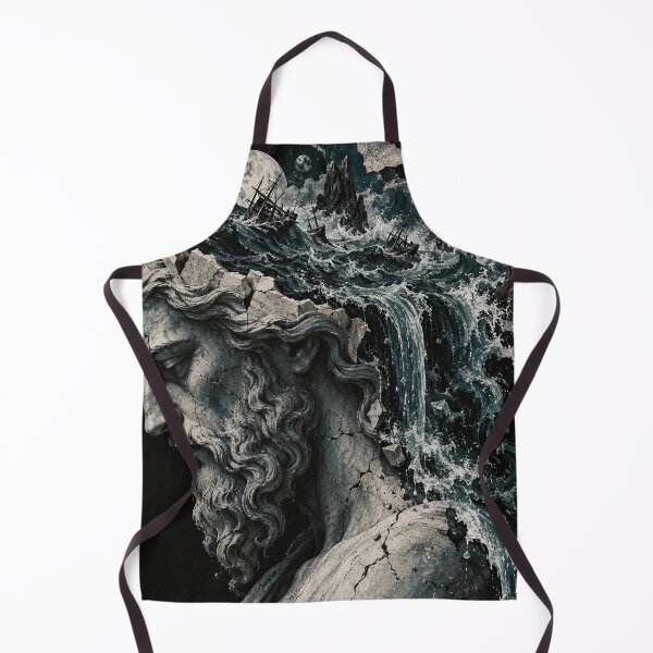 Item preview, Poseidon Tempest Within - Ocean Mythology Art designed and sold by ArtisElec.
