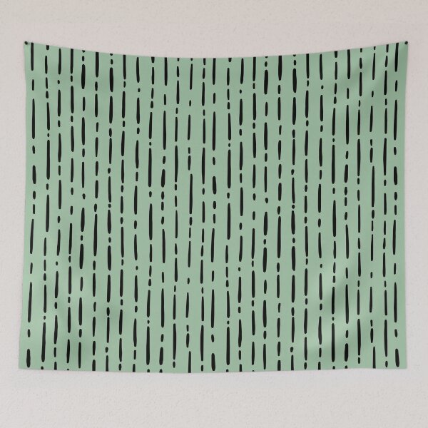 Item preview, Irregular Lines & Dashes on Light Green  designed and sold by KSimpson838.