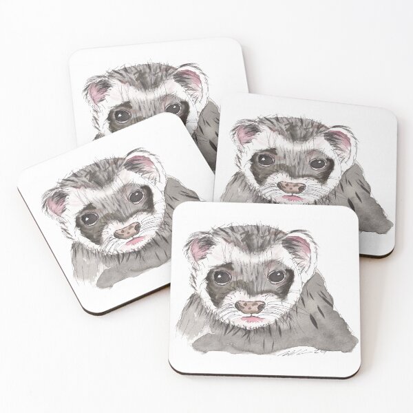 Item preview, Frettchen, Ferret, Animal designed and sold by Anke‘s Bazaar.
