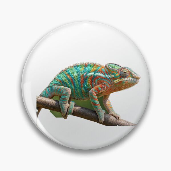 Item preview, Panther Chameleon Rainbow Reptile Wildlife Art designed and sold by Helt-enkelt.