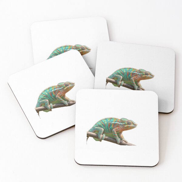 Item preview, Panther Chameleon Rainbow Reptile Wildlife Art designed and sold by Helt-enkelt.