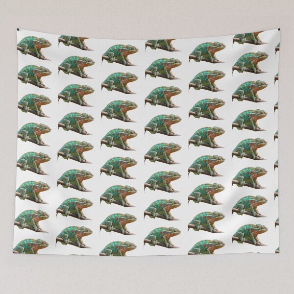 Item preview, Panther Chameleon Rainbow Reptile Wildlife Art designed and sold by Helt-enkelt.