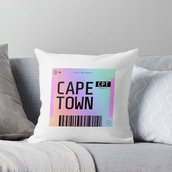 Item preview, Cape Town Boarding Pass CPT Rainbow Gradient designed and sold by lukassfr.
