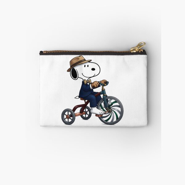 Item preview, Cute Snoopy Illustration Riding a Red Tricycle Vintage Cartoon Design designed and sold by loui27.