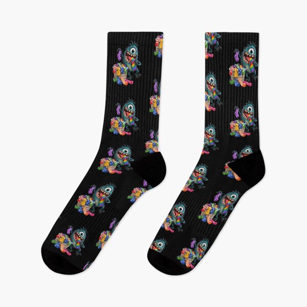 Item preview, Sock Monster Laundry Day designed and sold by litleelseart.