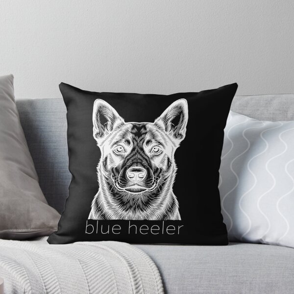 Item preview, Blue Heeler Illustration for dark color shirts designed and sold by SUP-R-Ts.