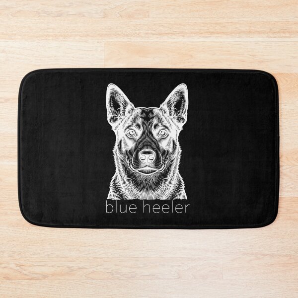Item preview, Blue Heeler Illustration for dark color shirts designed and sold by SUP-R-Ts.