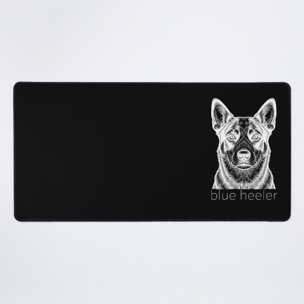 Item preview, Blue Heeler Illustration for dark color shirts designed and sold by SUP-R-Ts.