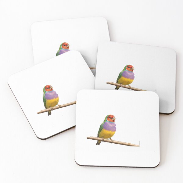 Item preview, Gouldian Finch Rainbow Wildlife Art designed and sold by Helt-enkelt.