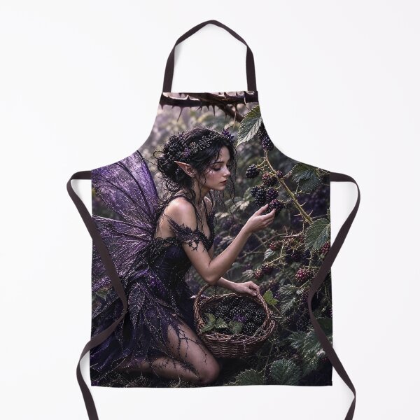 Item preview, Enchanted Blackberry Harvest Fairy designed and sold by Storybook Botanica.
