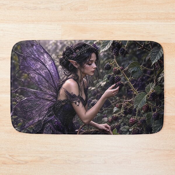 Item preview, Enchanted Blackberry Harvest Fairy designed and sold by Storybook Botanica.
