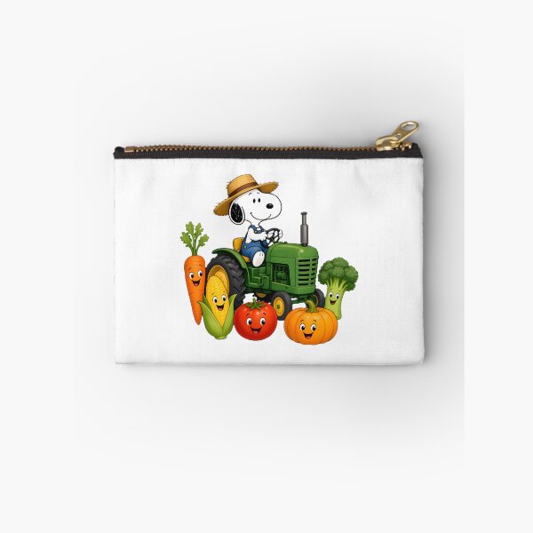 Item preview, Snoopy Inspired Farmer Driving Tractor Vintage Cartoon Design designed and sold by loui27.