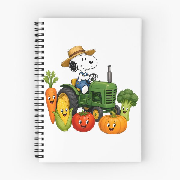 Item preview, Snoopy Inspired Farmer Driving Tractor Vintage Cartoon Design designed and sold by loui27.