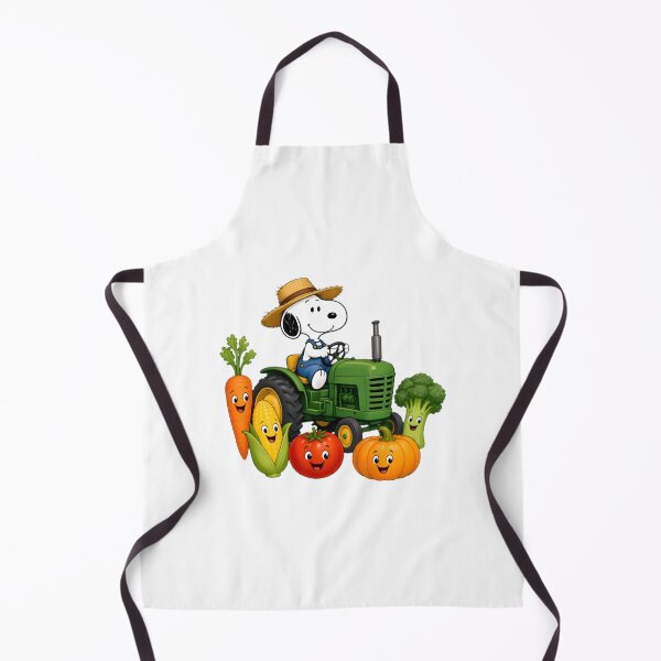 Item preview, Snoopy Inspired Farmer Driving Tractor Vintage Cartoon Design designed and sold by loui27.