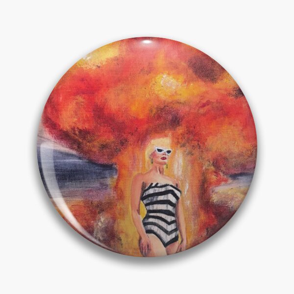 Item preview, Barbenheimer Acrylic Painting designed and sold by AshMartel.