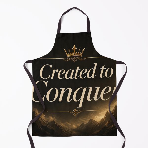 Item preview, Created to Conquer Regal Motivational Typography Art designed and sold by Lespribos .