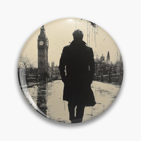 Item preview, The Long Walk Home - London Spy Noir Silhouette Art (Slow Horses) designed and sold by goldenbrown09.