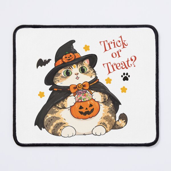 Item preview, Trick or Treat Funny Cat – Cute Halloween Witch Cat designed and sold by NongKhaoYai.