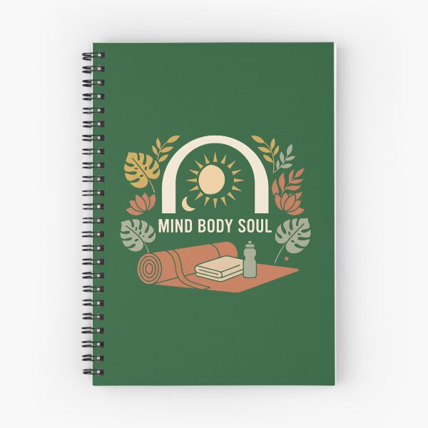 Item preview, Boho Sun Yoga Mind Body Soul Aesthetic designed and sold by MyHappyArtShop.