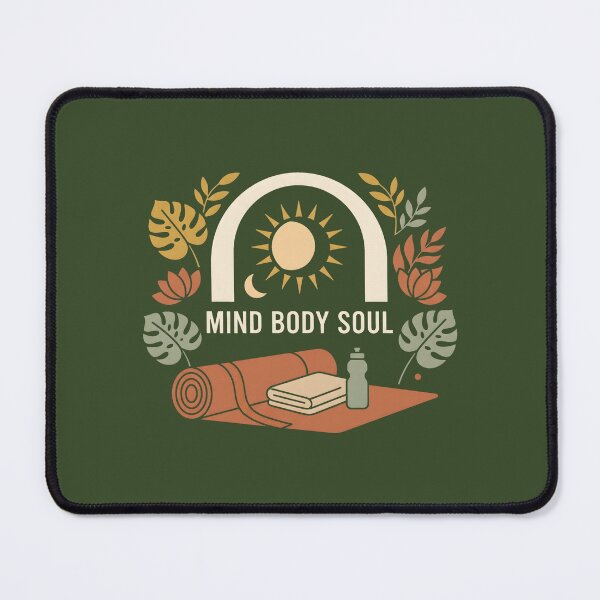 Item preview, Boho Sun Yoga Mind Body Soul Aesthetic designed and sold by MyHappyArtShop.