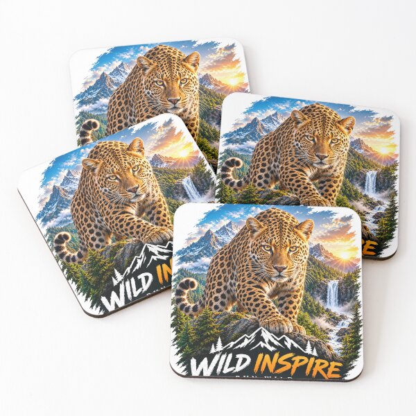 Item preview, Wild Leopard Mountain Adventure – Wilderness & Freedom designed and sold by Wild Inspire.