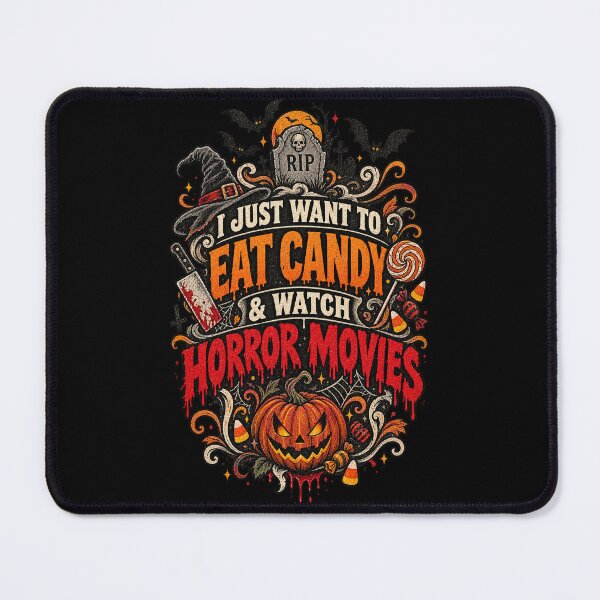 Item preview, Eat Candy & Watch Horror Movies designed and sold by Gabriela Mihai.