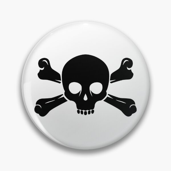 Item preview, Black Halloween Jolly Roger Skull Design designed and sold by pattern-archive.