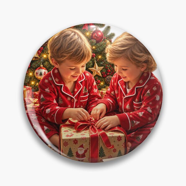 Item preview, Christmas Morning Kids - Premium Painterly Illustration designed and sold by SunnyDesign82.