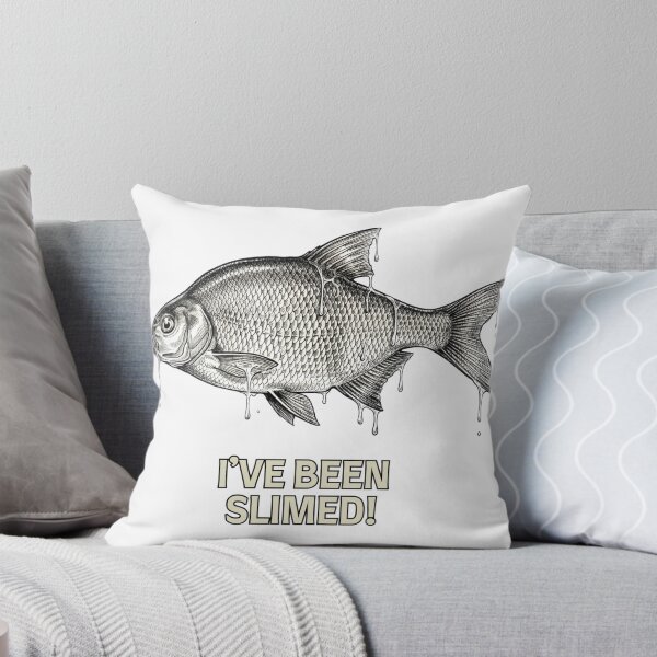 Item preview, “I’ve Been Slimed!” Bream Fishing – Coarse Angler Humour Graphic designed and sold by Always-Angling.