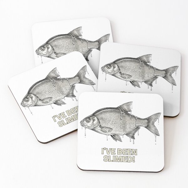 Item preview, “I’ve Been Slimed!” Bream Fishing – Coarse Angler Humour Graphic designed and sold by Always-Angling.