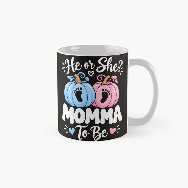 Item preview, He or She Momma To Be Pumpkin Gender Reveal designed and sold by Artbyrome.