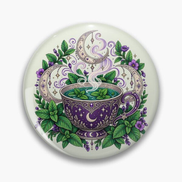Item preview, Moonlit Peppermint Tea Mystical Herbal Tea designed and sold by PunchDrop.