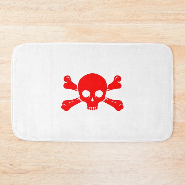 Item preview, Red Halloween Jolly Roger Skull Design designed and sold by pattern-archive.