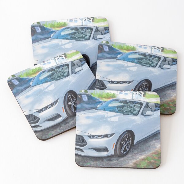 Item preview,  2024  Ford Mustang Convertible Side Profile Automotive Print designed and sold by RichFrancoCars.