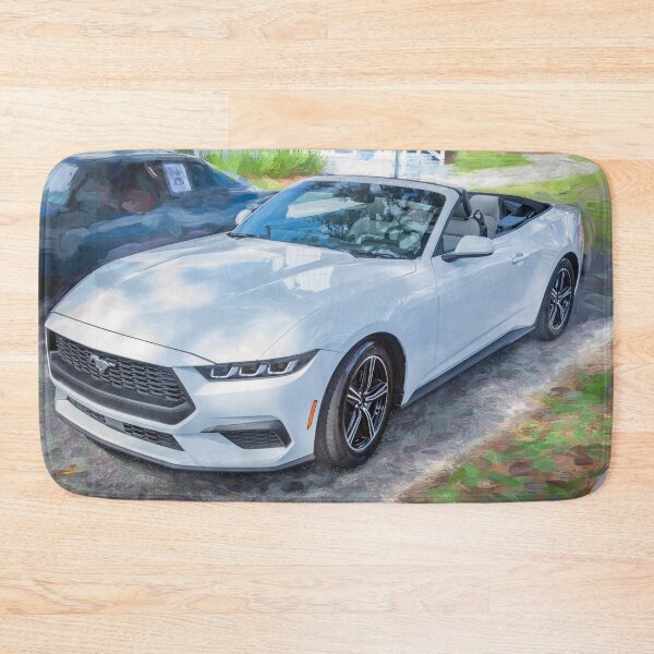 Item preview,  2024  Ford Mustang Convertible Side Profile Automotive Print designed and sold by RichFrancoCars.