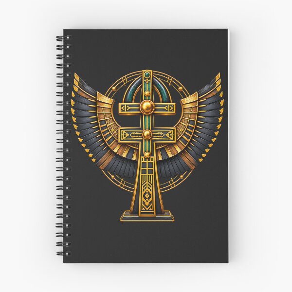 Item preview, Intricate Egyptian Ankh with Wings Symbol Design for African Spirituality designed and sold by 'VARI'.