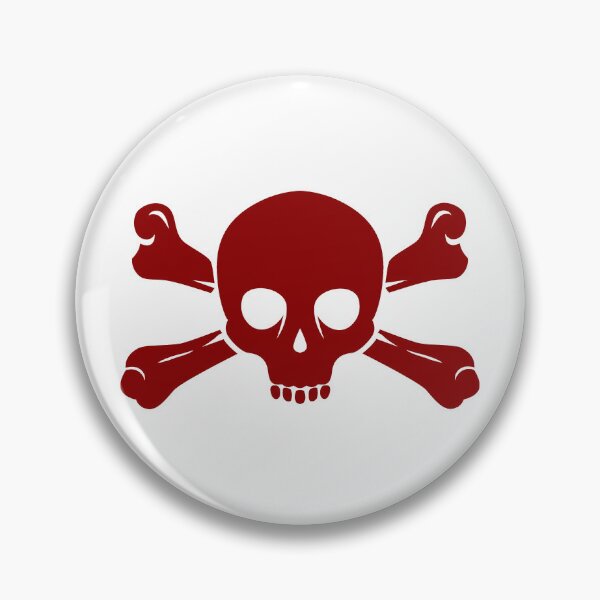 Item preview, Dark Red Halloween Jolly Roger Skull Design designed and sold by pattern-archive.