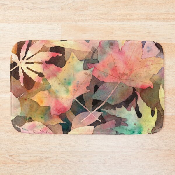 Item preview, Autumn leaves in watercolor designed and sold by Kathryn Green.
