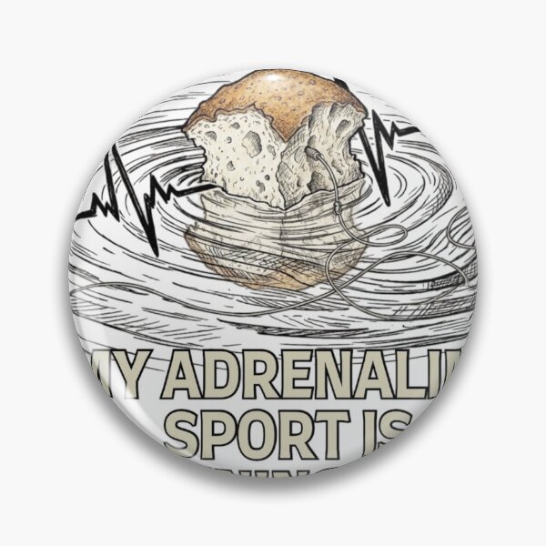 Item preview, “Freelining Bread Is My Adrenaline Sport” Carp Fishing – Surface Angler designed and sold by Always-Angling.