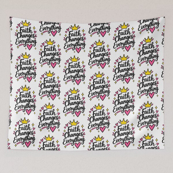 Item preview, faith changes everything  designed and sold by OCD_JESSICA.